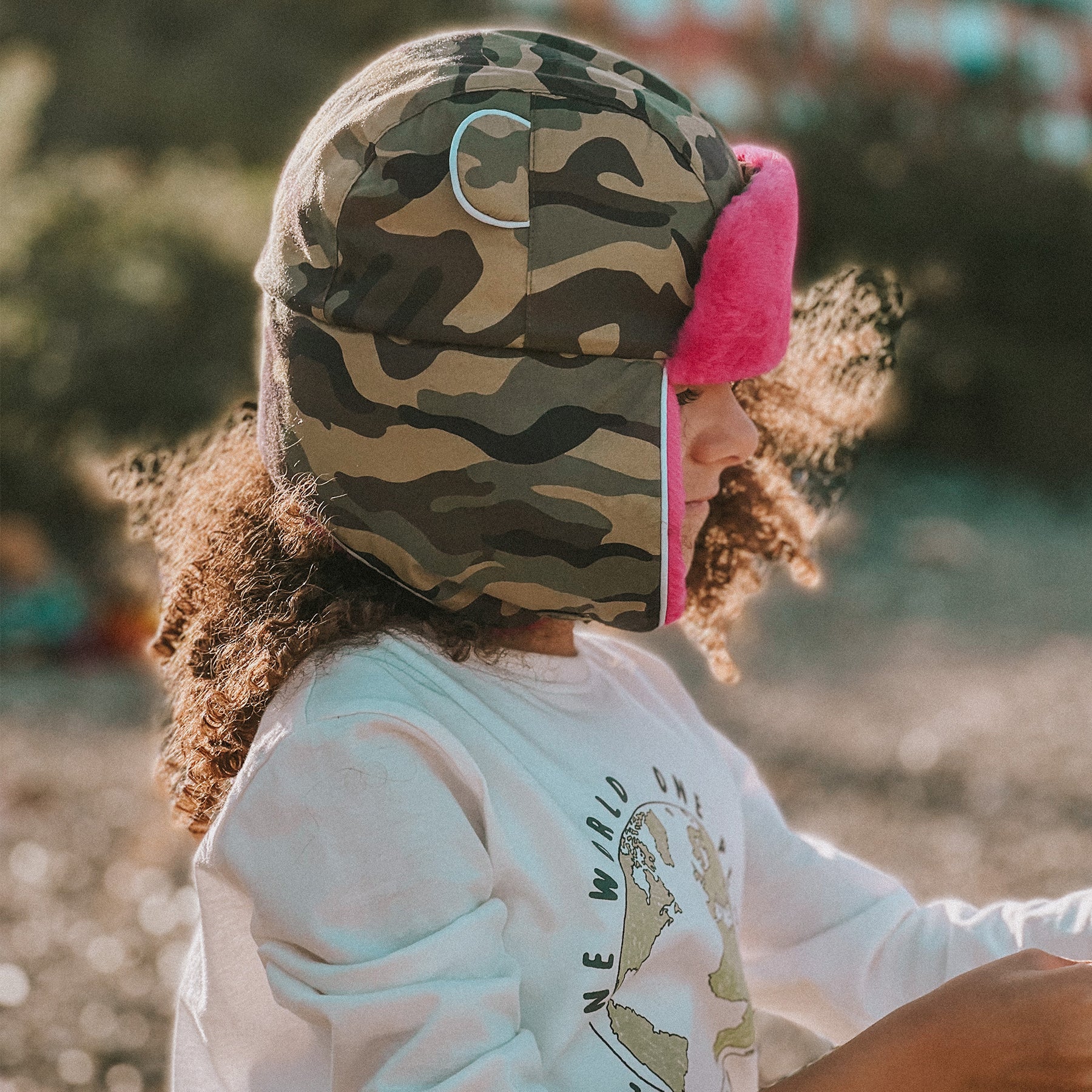 White camo 2024 winter hat