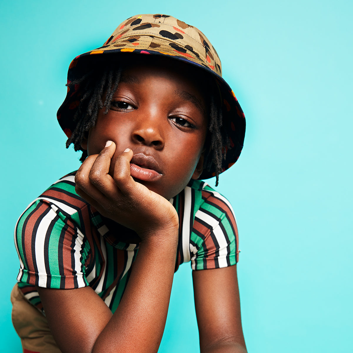 Leopard store bucket hat