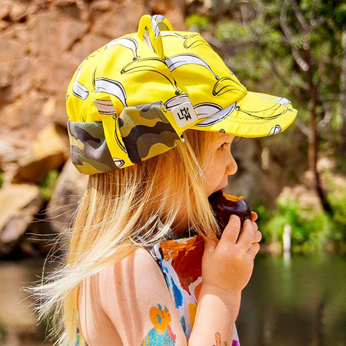 Toddler sun hat with 2024 flap